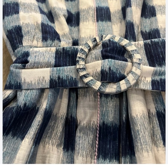 New! Sachin & Babi x Anthropologie Mari Gingham Cotton Midi Dress💙sz 2, 6 & 10 - Picture 7 of 16